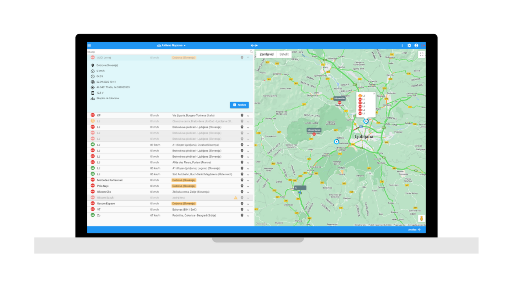 GPS sledenje vozil